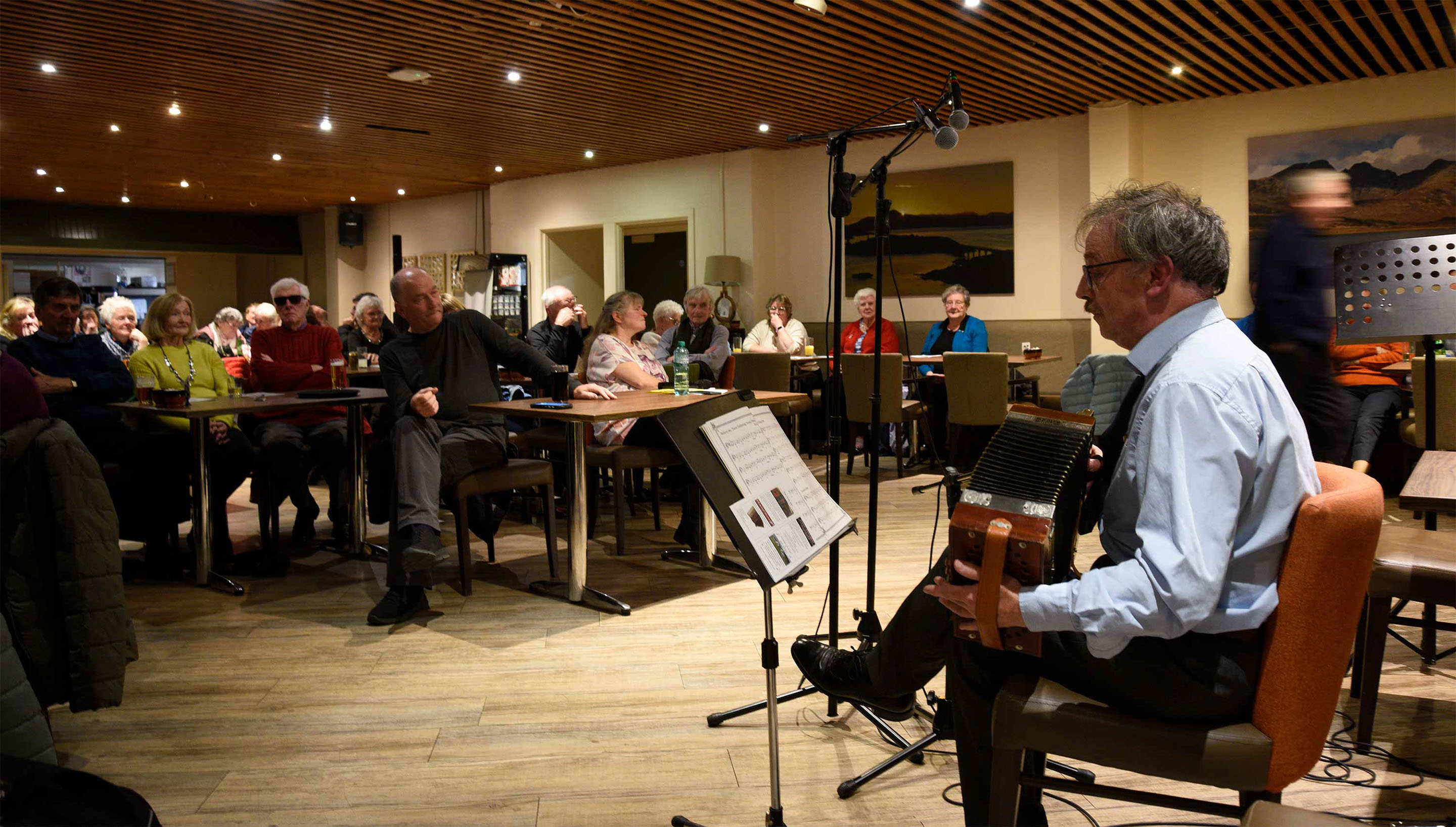 Isle of Skye Accordion Fiddle club piano player